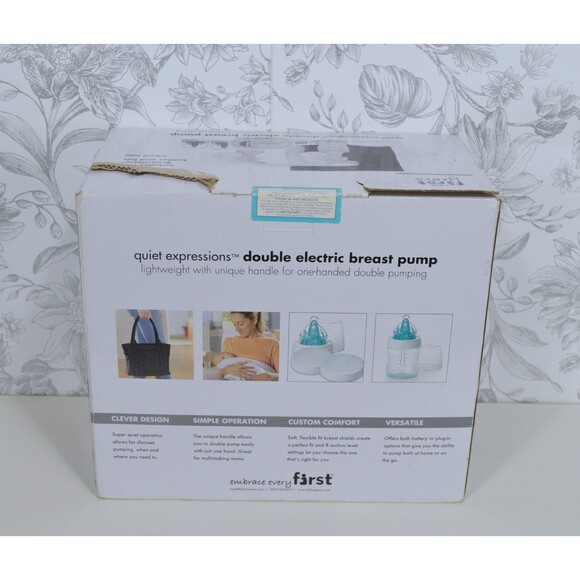 The First Years Quiet Expressions Double Electric Breast Pump SEALED - Picture 3 of 6